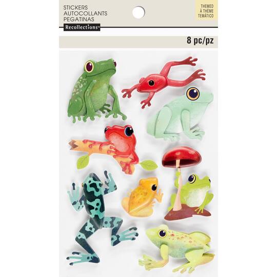 Find The Frog Dimensional Stickers By Recollections At Michaels